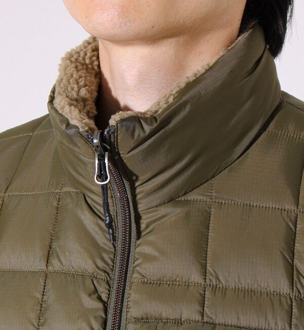 GLOSTER「【2WAYで着回せる】【UNISEX】GLOSTER配色別注 TAIONボア&times;ダウンベスト」|ダウンベスト・ベスト|