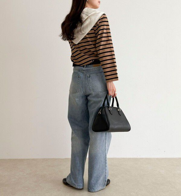 fredy emue「コンパクトボーダーロンTシャツ」|Tシャツ・カットソー|