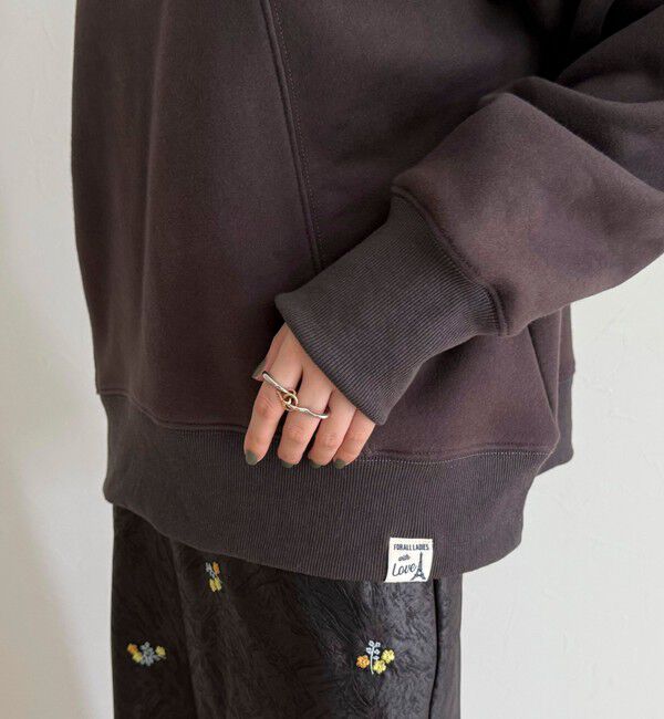 fredy emue「両面起毛モックネックスウェットプルオーバー」|スウェット・ジャージ|