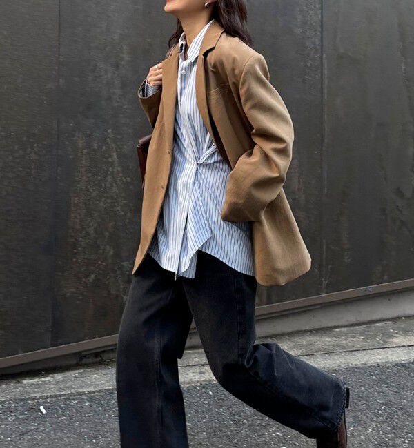 fredy emue「リネン混ラチネオーバージャケット」|テーラードジャケット|