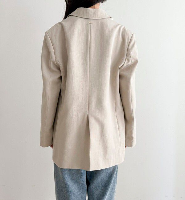 fredy emue「リネン混ラチネオーバージャケット」|テーラードジャケット|