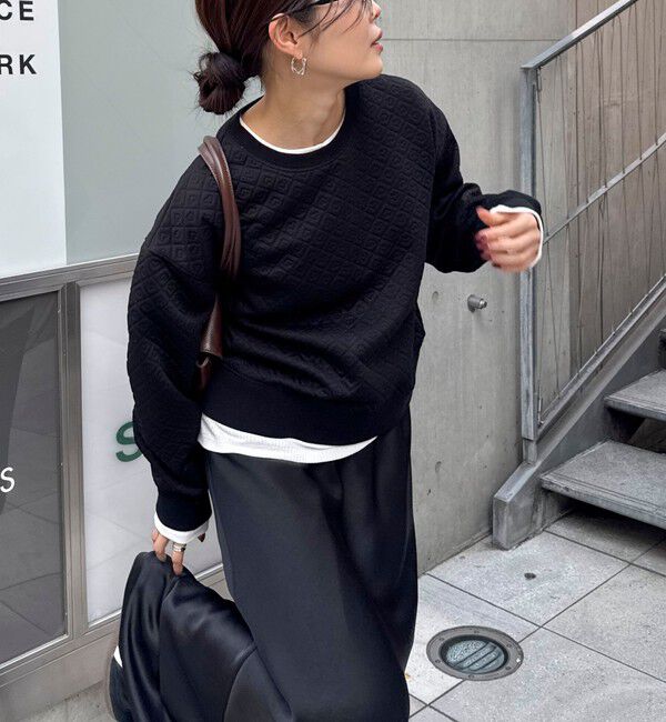 fredy emue「ハートキルトスウェットプルオーバー」|Tシャツ・カットソー|