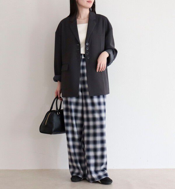 fredy emue「チェック柄ワイドパンツ」|その他|