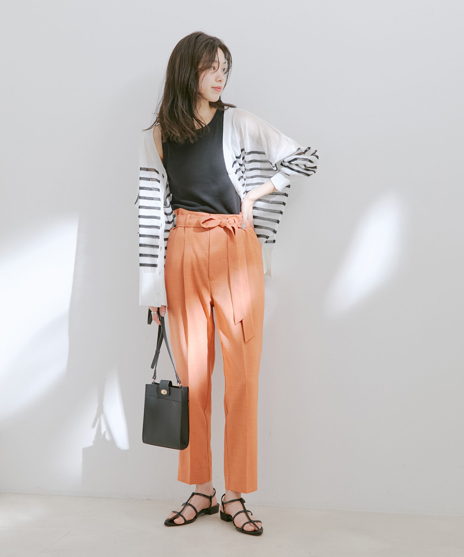 Juze「ボーンアンクルストラップフラットサンダル」|サンダル|