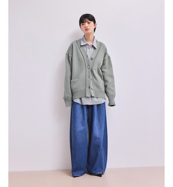 ADAM ET ROPE'「【WEB限定】ブロードカラーシャツ」|シャツ・ブラウス|