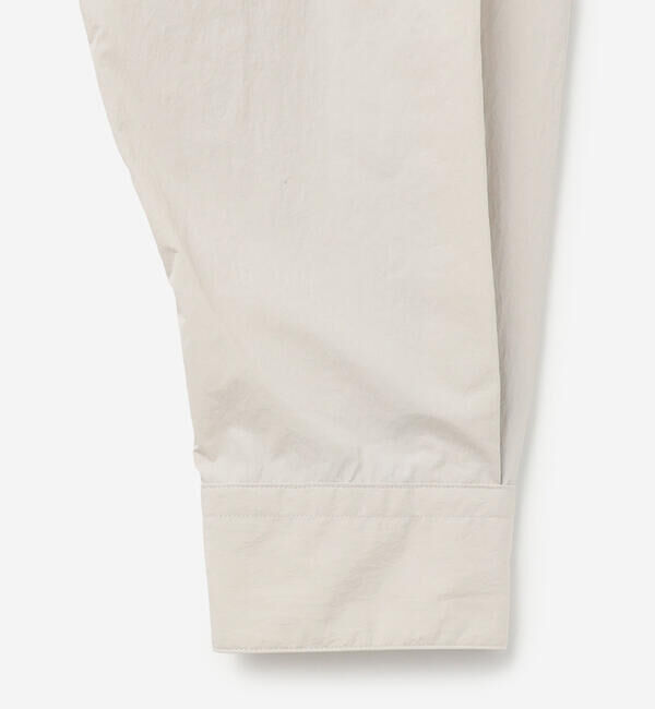 GYMPHLEX「Gymphlex | ナイロンタスラン 長袖ギャザーシャツ MEN」|シャツ・ブラウス|