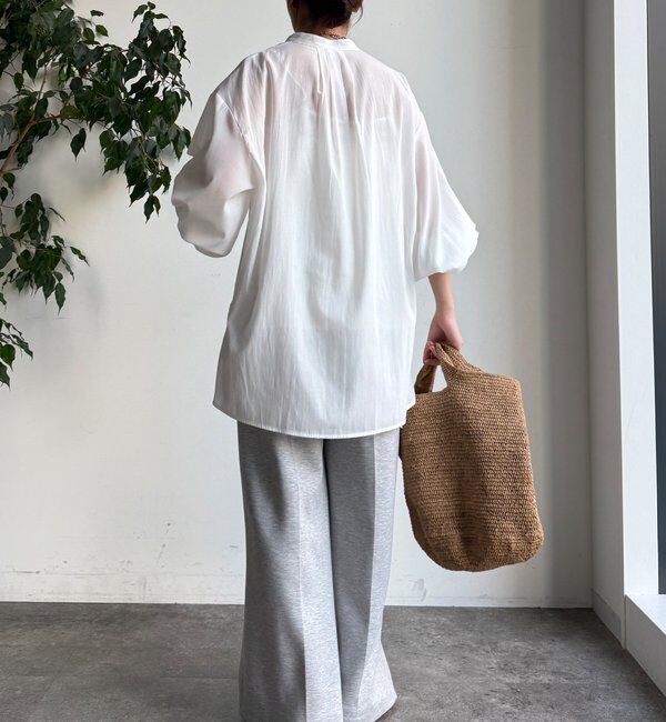  「【WEB限定】ニットベスト&times;シャツセット」|ニット・セーター|