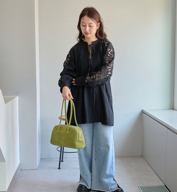  「袖レースチュニック」|チュニック|