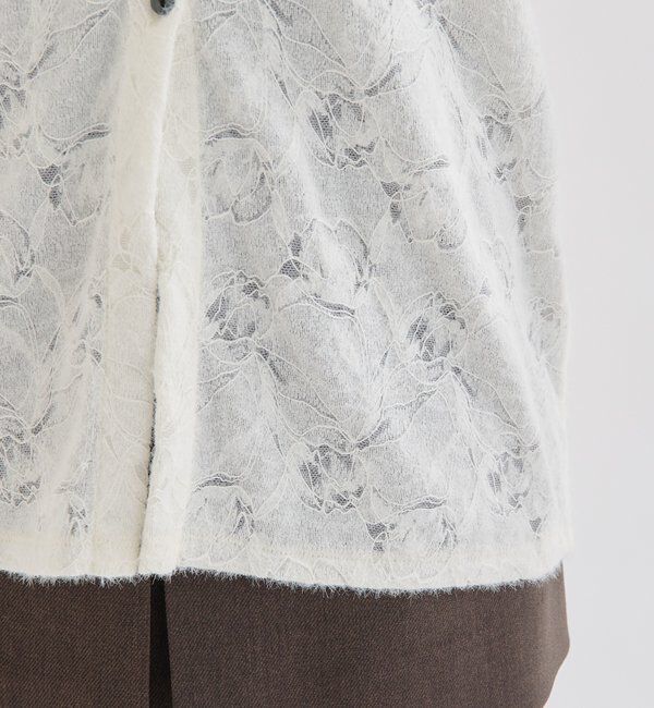  「襟付きシャギーカーディガン」|Tシャツ・カットソー|