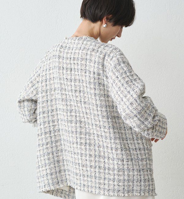  「ミックスツイードジャケット」|ベスト・ジレ|