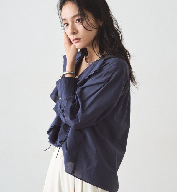  「フリルカラーブラウス」|シャツ・ブラウス|