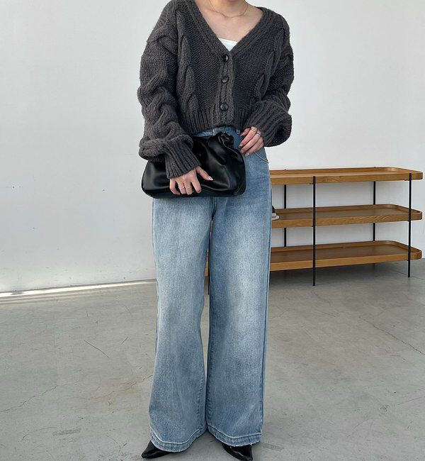  「BIGケーブルカーディガン」|カーディガン|