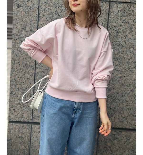 Rouge vif「【MICA&DEAL /マイカアンドディール】ルーズスリーブスウェット」|スウェット・ジャージ|