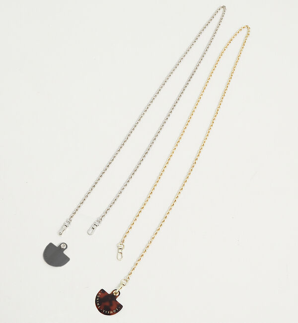 LOWELL things「Chain Strap/チェーンショルダー（スマホタブ付き）」|モバイルケース|