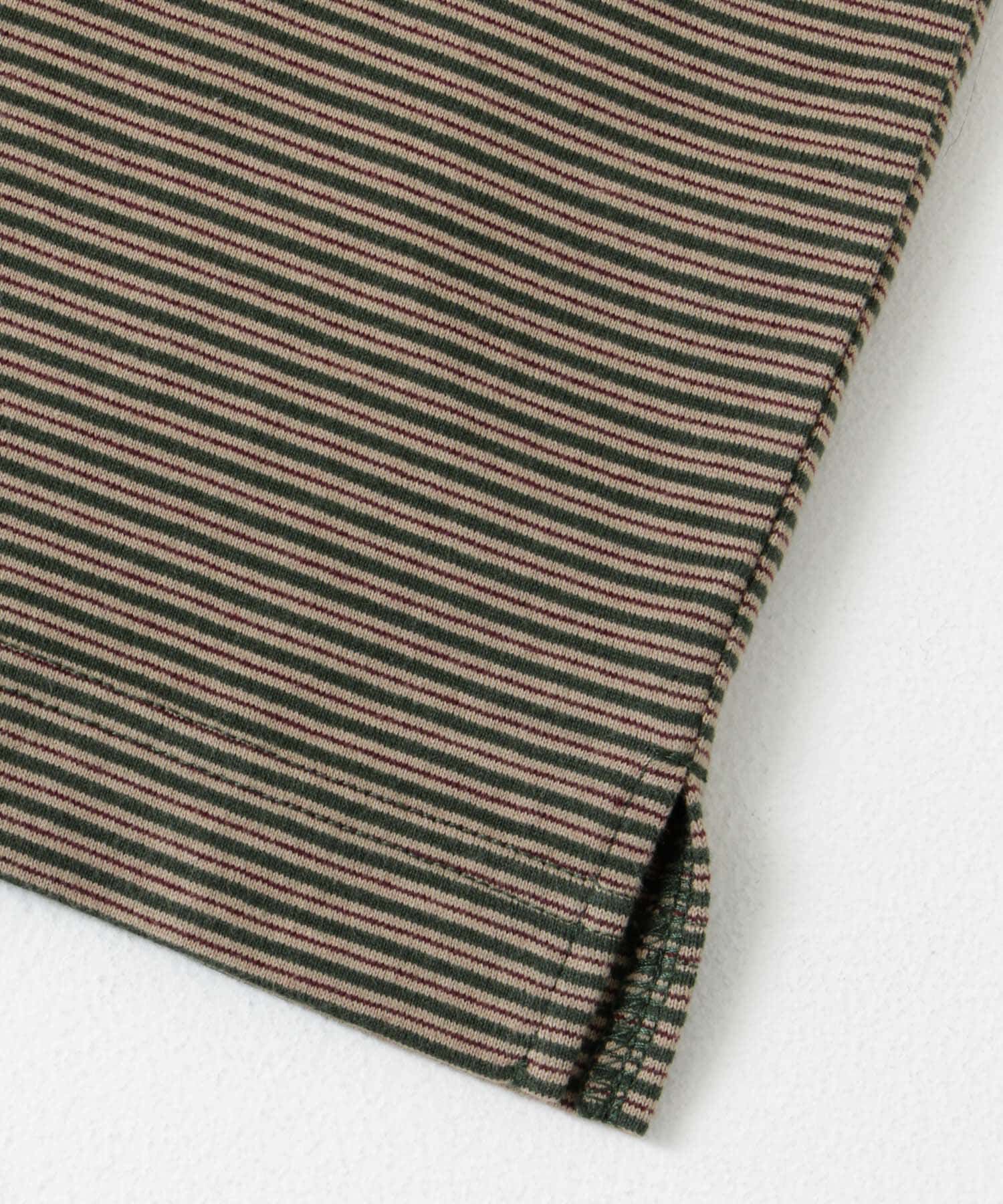 URBAN RESEARCH DOORS「FORK&SPOON　マルチカラーボーダーノースリーブTシャツ」|Tシャツ・カットソー|