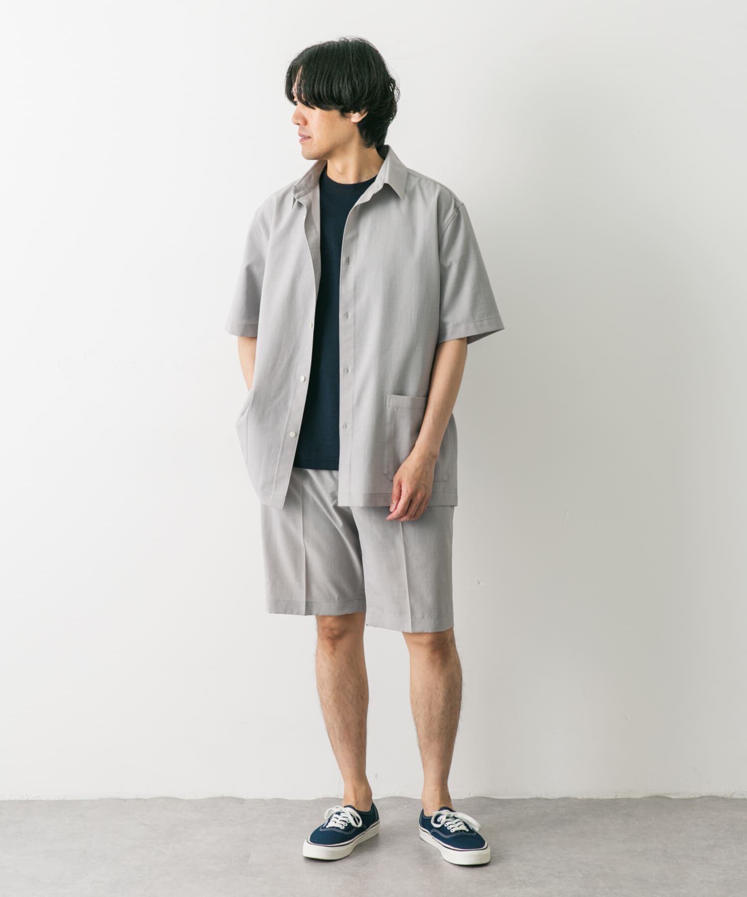 URBAN RESEARCH DOORS「『UR TECH DRYLUXE』『イージーケア/速乾』レギュラーカラーシャツ」|シャツ・ブラウス|