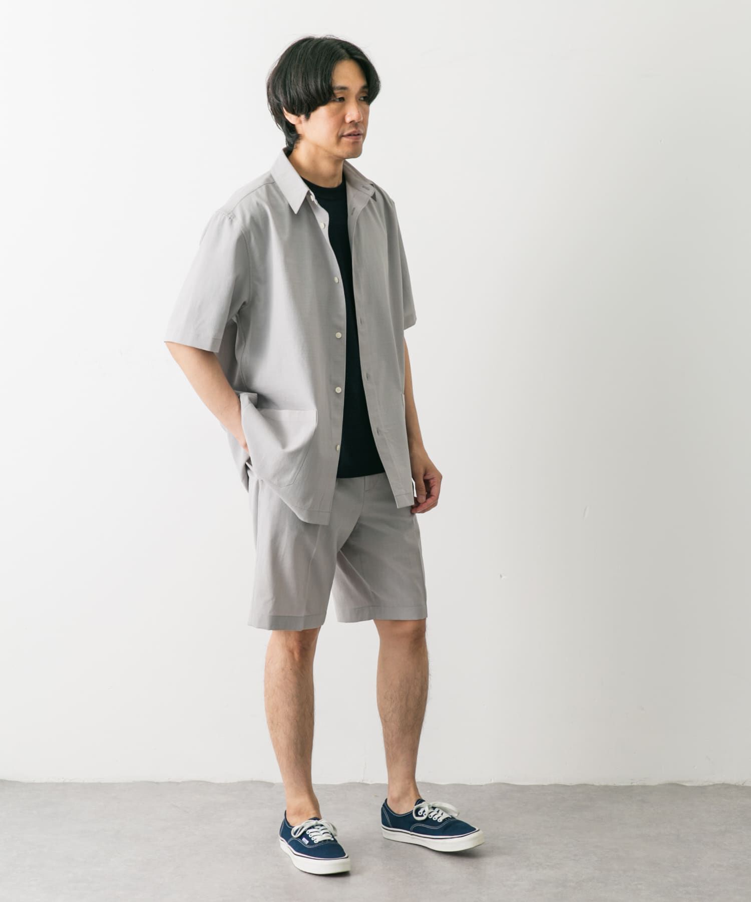 URBAN RESEARCH DOORS「『UR TECH DRYLUXE』『イージーケア/速乾』レギュラーカラーシャツ」|シャツ・ブラウス|