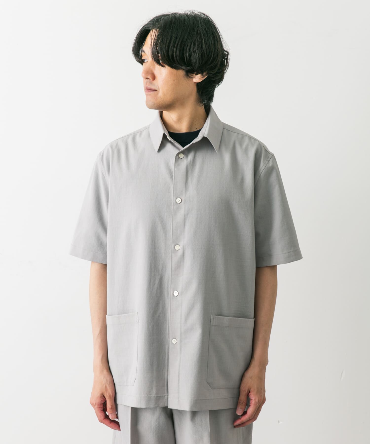 URBAN RESEARCH DOORS「『UR TECH DRYLUXE』『イージーケア/速乾』レギュラーカラーシャツ」|シャツ・ブラウス|