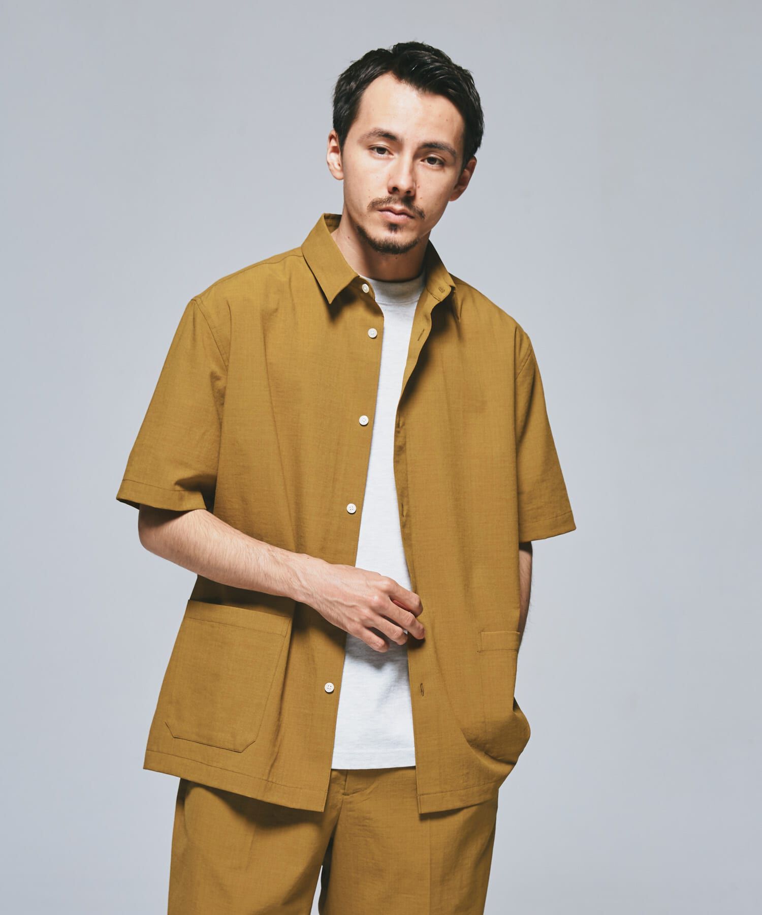 URBAN RESEARCH DOORS「『UR TECH DRYLUXE』『イージーケア/速乾』レギュラーカラーシャツ」|シャツ・ブラウス|