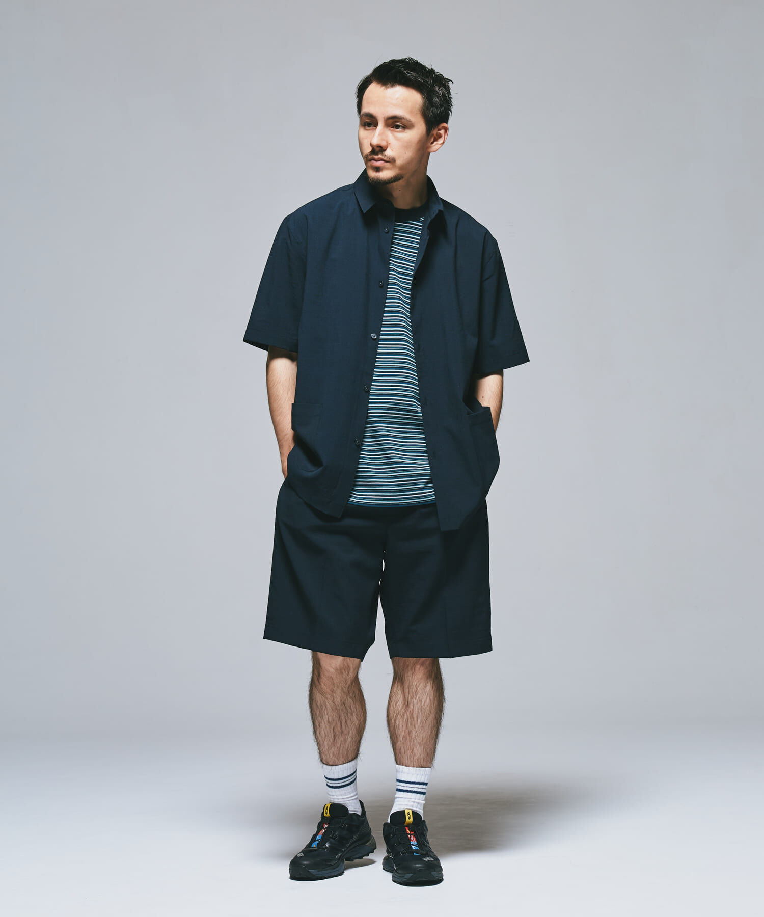 URBAN RESEARCH DOORS「『UR TECH DRYLUXE』『イージーケア/速乾』レギュラーカラーシャツ」|シャツ・ブラウス|