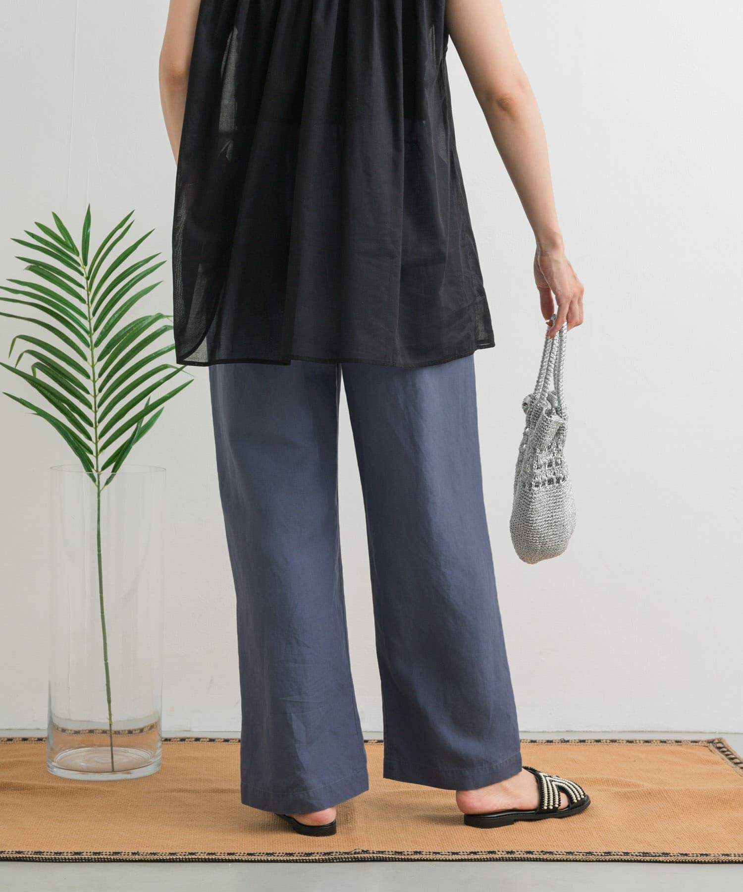 URBAN RESEARCH DOORS「リネン混イージーパンツ」|その他|