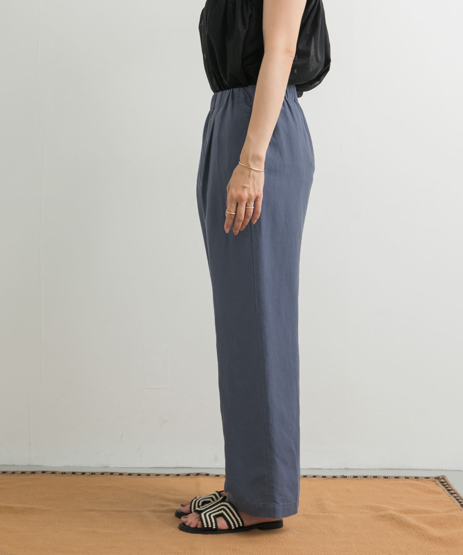 URBAN RESEARCH DOORS「リネン混イージーパンツ」|その他|