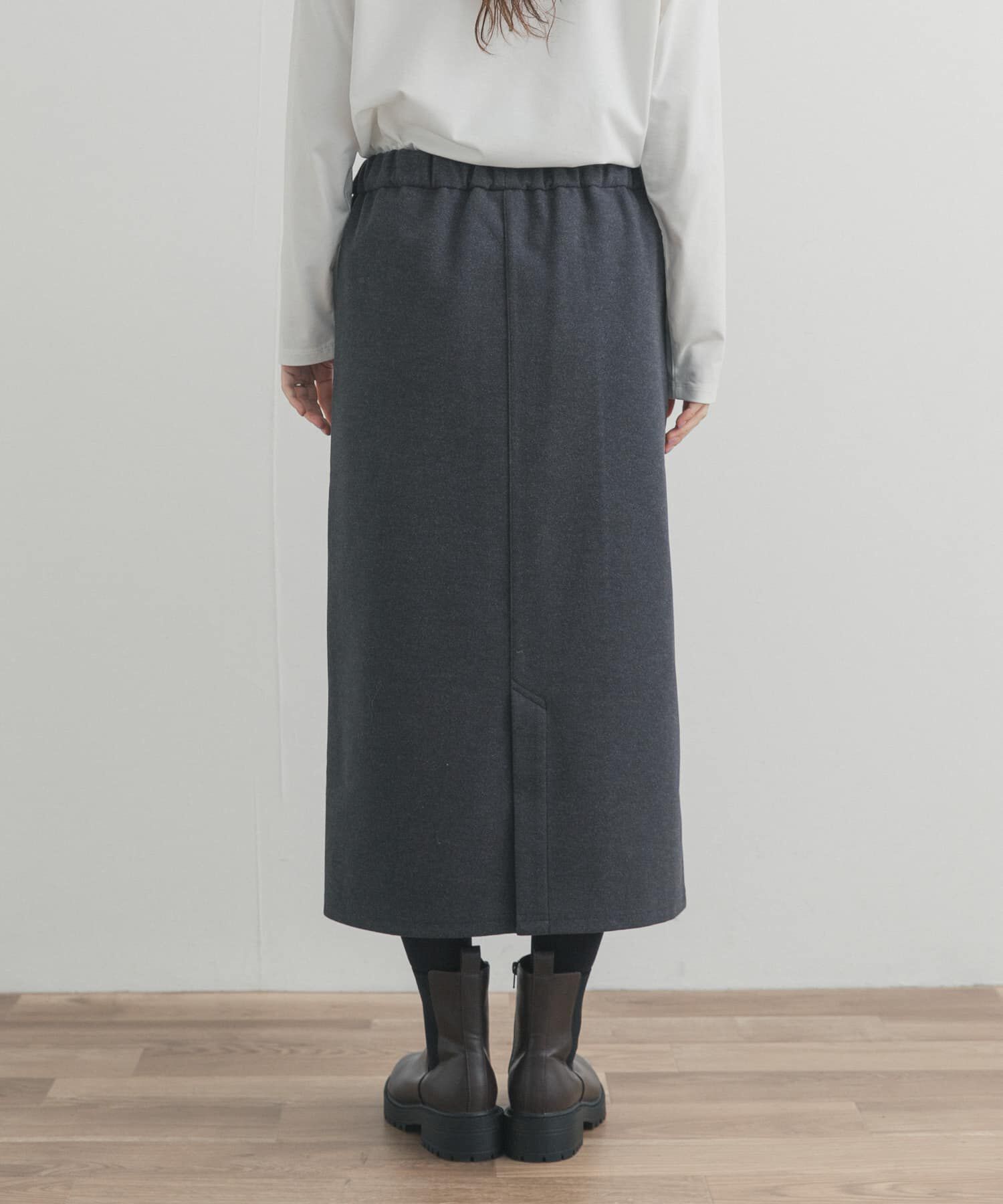 URBAN RESEARCH DOORS「『UR TECH』ニットメルトンスカート」|スカート|