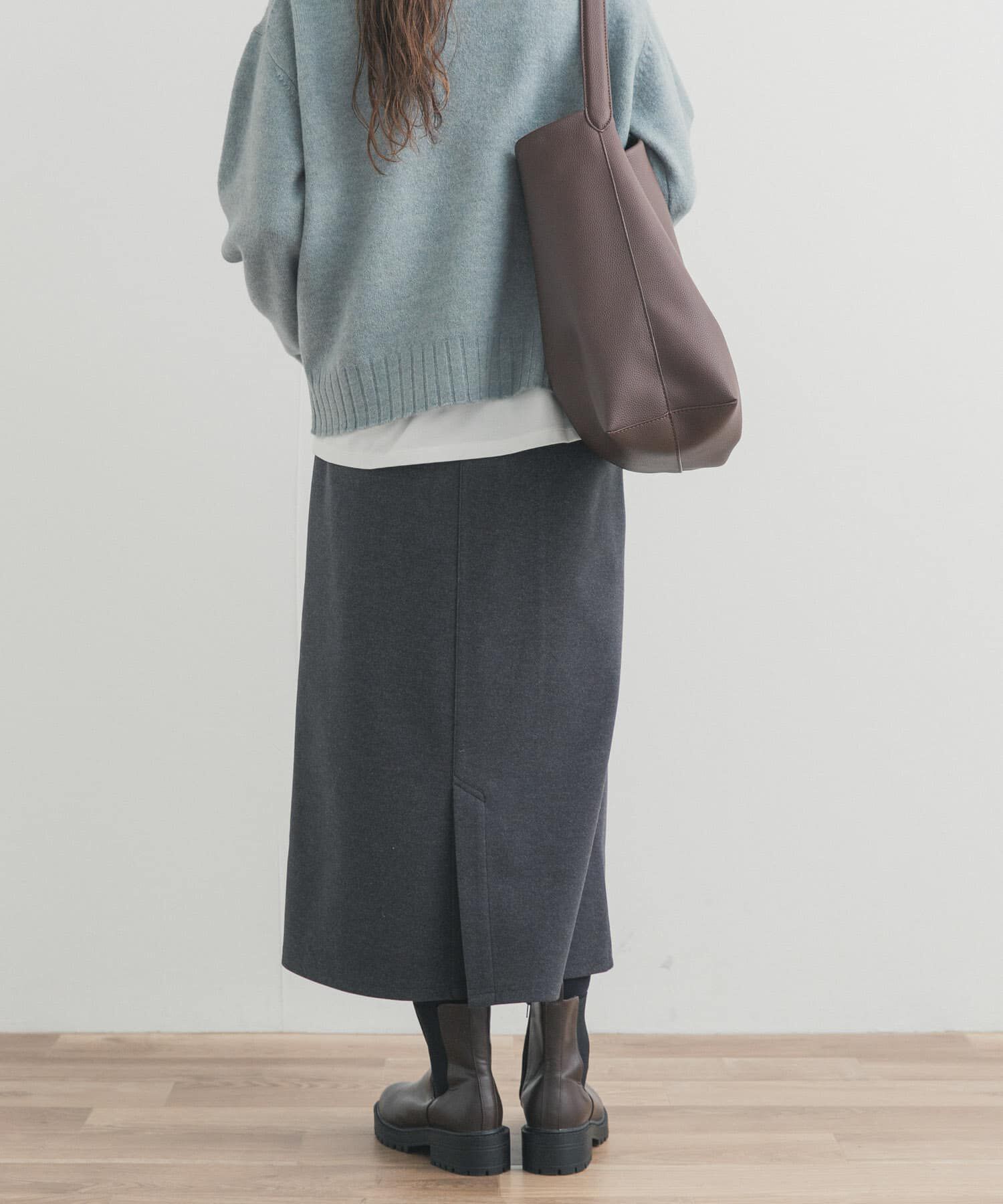 URBAN RESEARCH DOORS「『UR TECH』ニットメルトンスカート」|スカート|