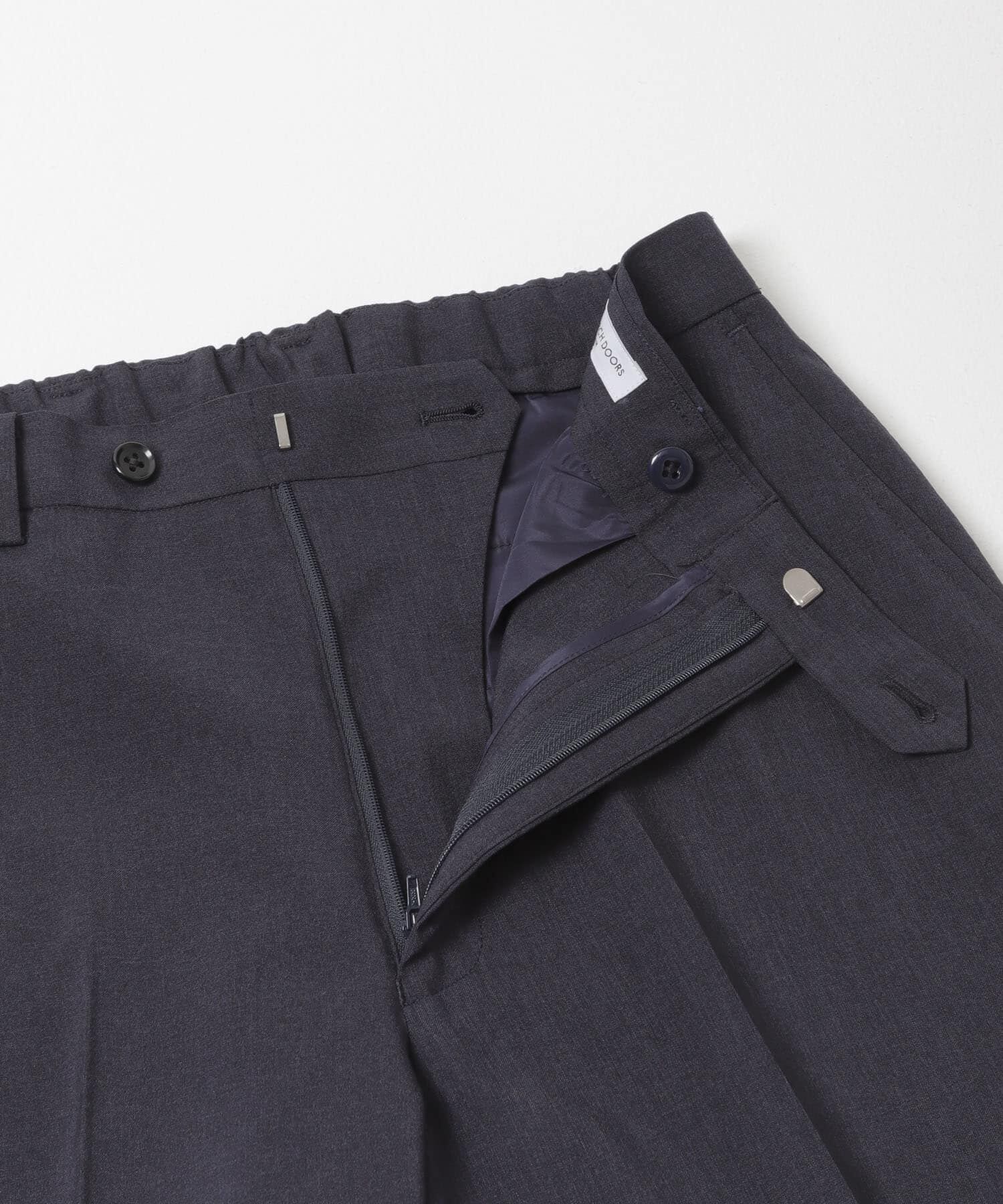 URBAN RESEARCH DOORS「LIFE STYLE TAILOR　リネンライクコンフォータブルパンツ」|スラックス|