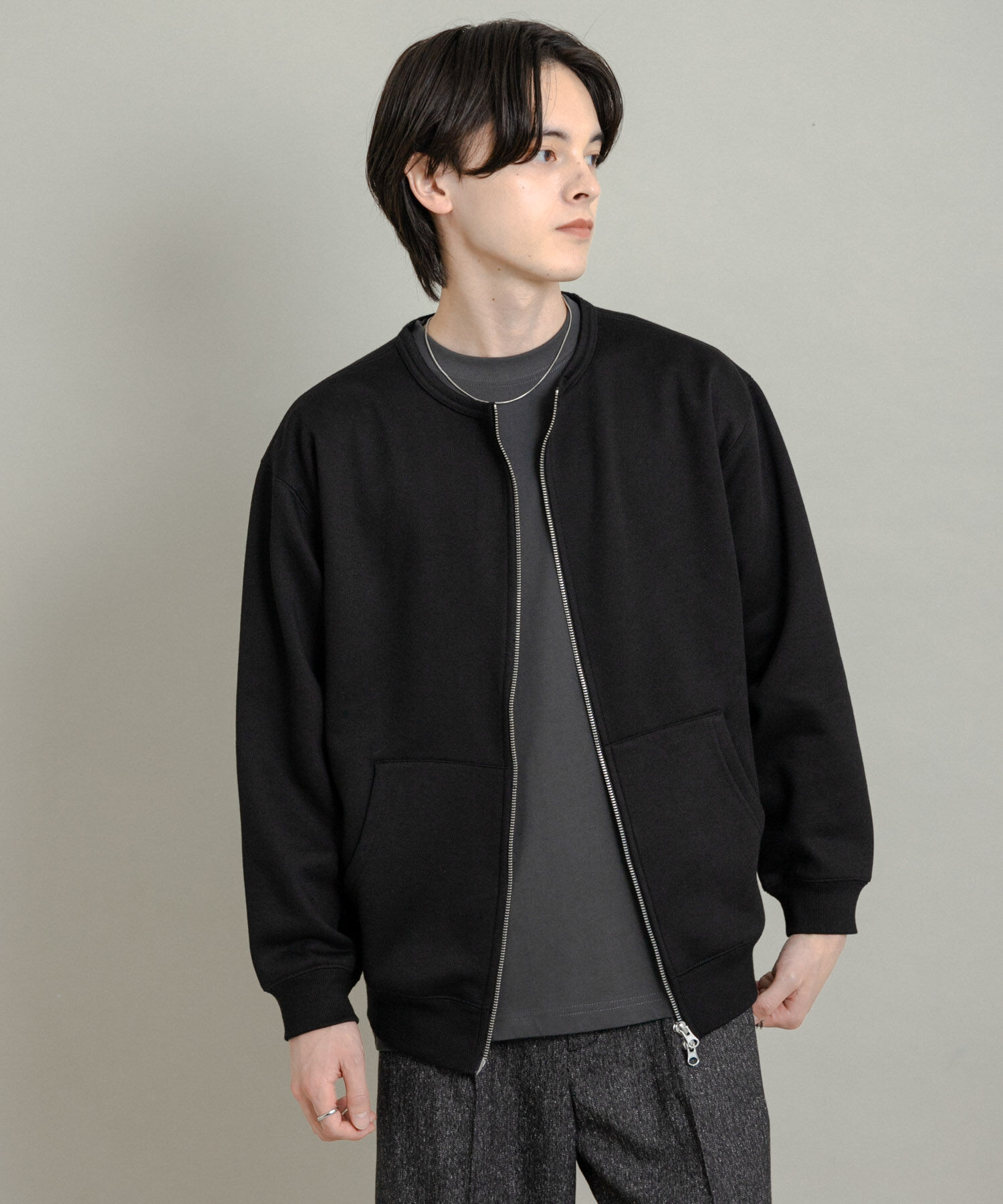 SENSE OF PLACE by URBAN RESEARCH「ウラキモウクルーネックジップスウェット」|スウェット・ジャージ|