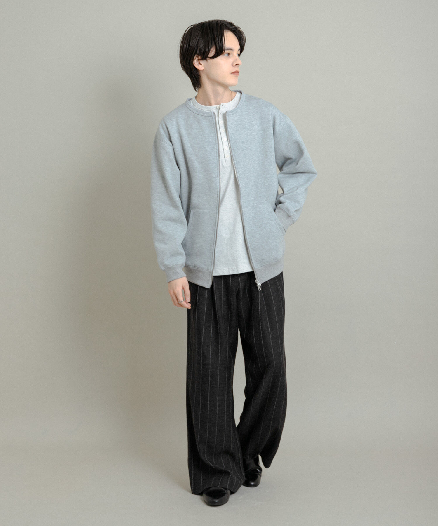 SENSE OF PLACE by URBAN RESEARCH「ウラキモウクルーネックジップスウェット」|スウェット・ジャージ|