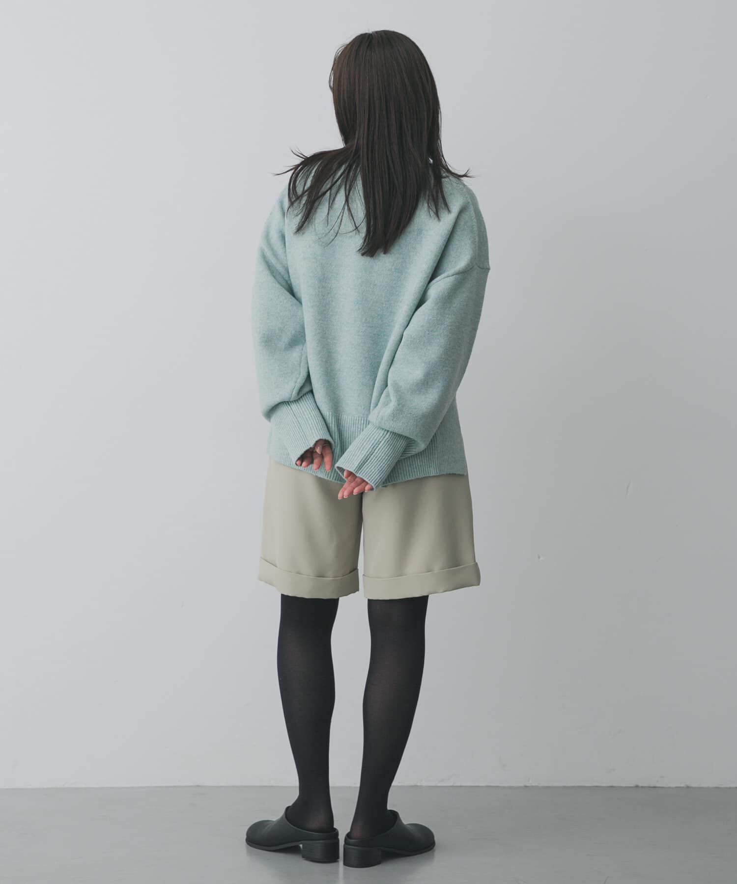 SENSE OF PLACE by URBAN RESEARCH「『洗濯可』サイドスリットVネックニット」|ニット・セーター|