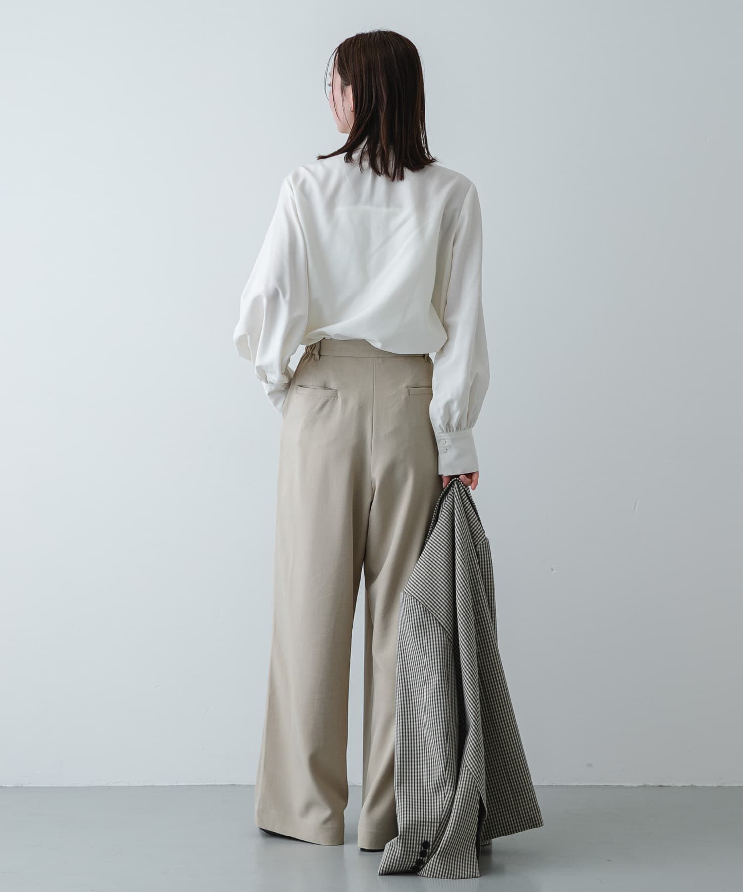 SENSE OF PLACE by URBAN RESEARCH「『イージーケア』ボウタイリボンブラウス」|シャツ・ブラウス|