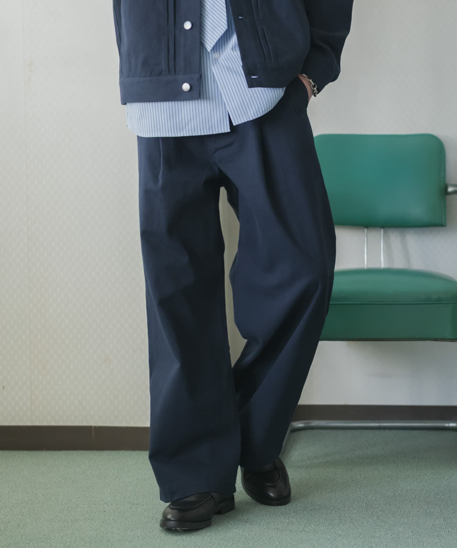 SENSE OF PLACE by URBAN RESEARCH「コットンツイルタックワイドパンツ」|その他|