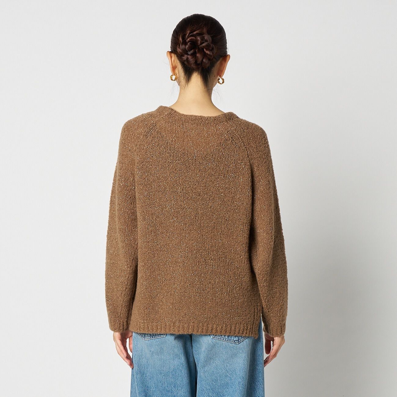 HELIOPOLE「HELIOPOLE GLITTER BOUCLE KNIT」|ニット・セーター|
