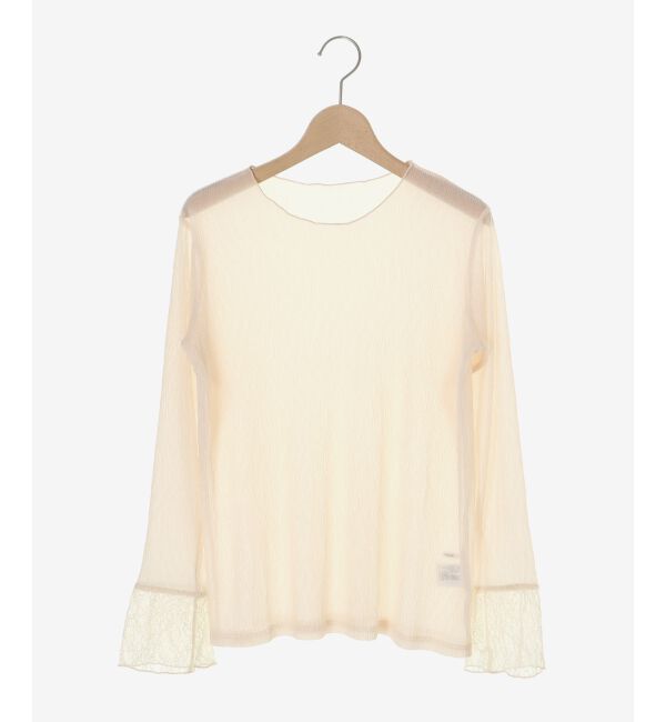  「袖切替シアーワッシャープルオーバー」|Tシャツ・カットソー|
