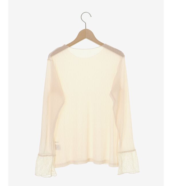  「袖切替シアーワッシャープルオーバー」|Tシャツ・カットソー|