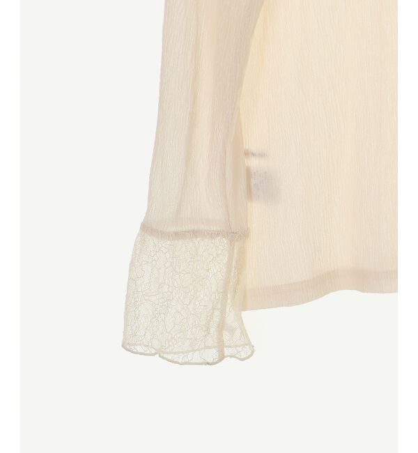  「袖切替シアーワッシャープルオーバー」|Tシャツ・カットソー|