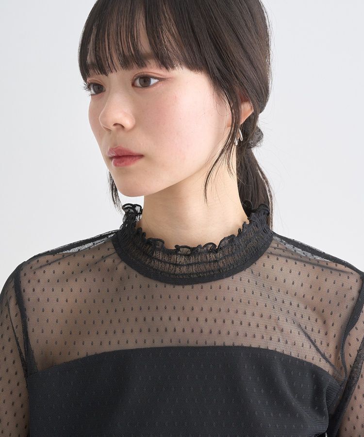 earth music&ecology「ドットチュールドッキングプルオーバー」|Tシャツ・カットソー|