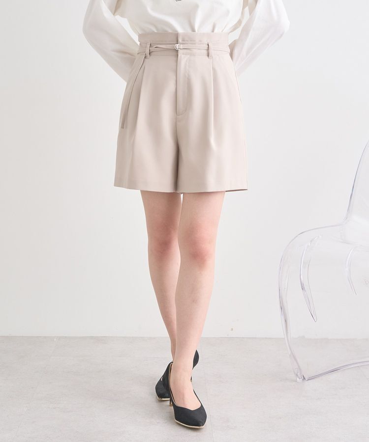 earth music&ecology「ウエストベルト付きショートパンツ」|その他|