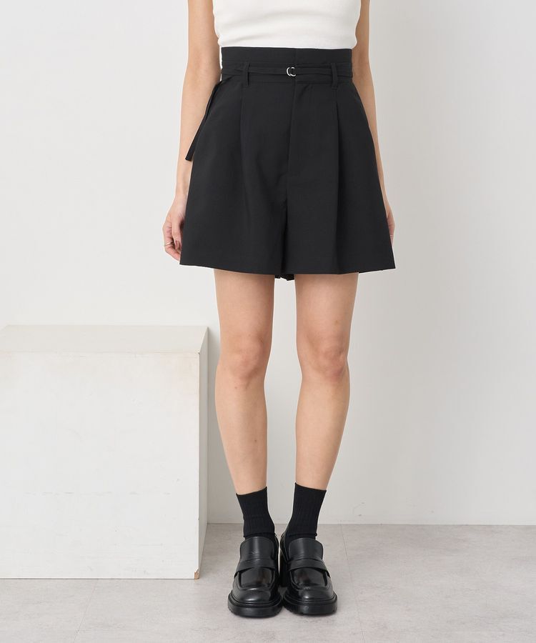 earth music&ecology「ウエストベルト付きショートパンツ」|その他|