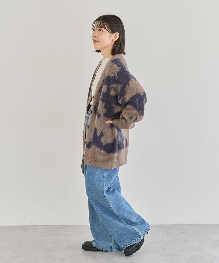 Green Parks「アニマル柄カーディガン」|カーディガン|