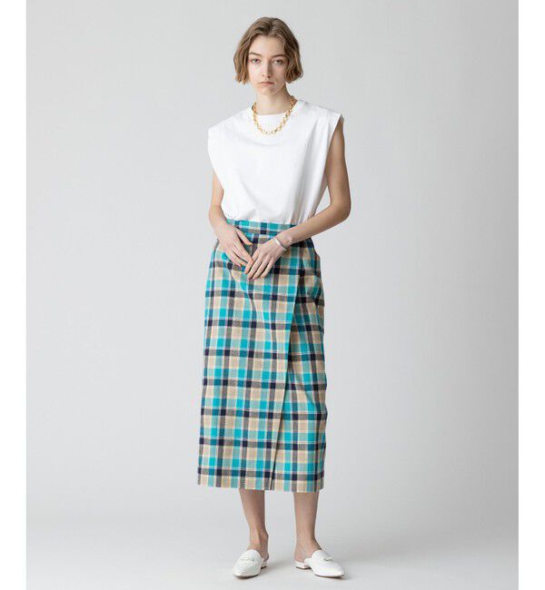 allureville「強撚天竺タックトップス」|Tシャツ・カットソー|