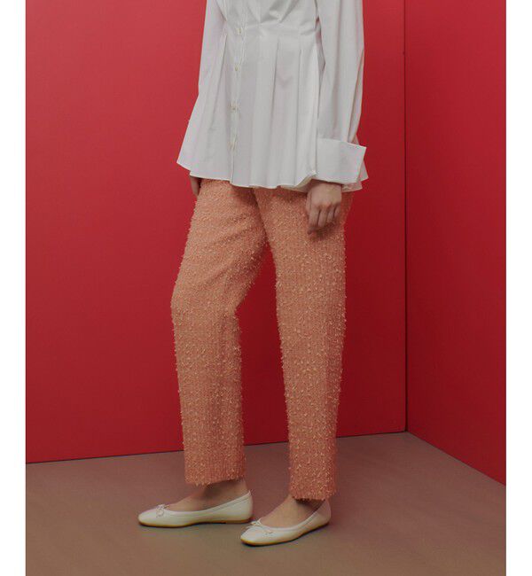 LOULOU WILLOUGHBY「【LOULOU WILLOUGHBY】ファンシーツイードパンツ」|スラックス|