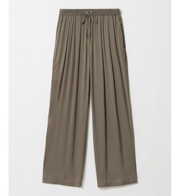 allureville「クレールサテンイージーパンツ」|チノ|