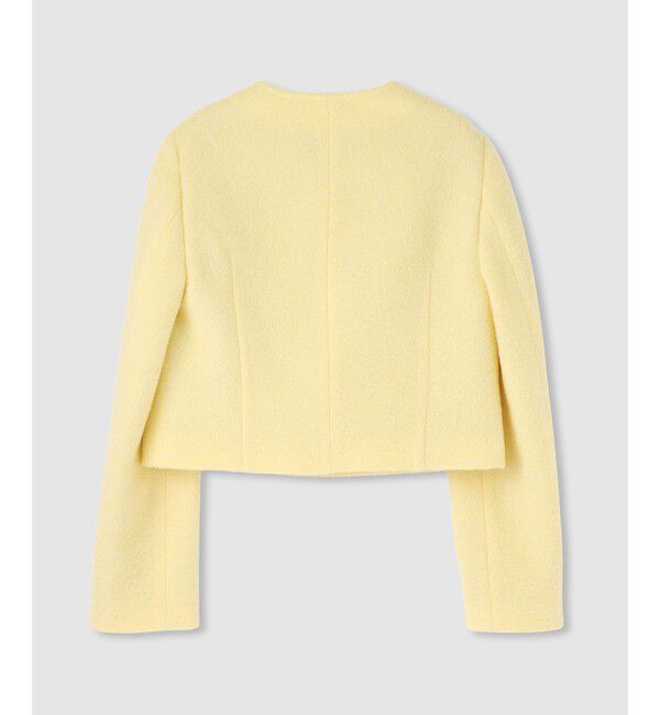 allureville「ブークレーノーカラージャケット」|ノーカラージャケット|