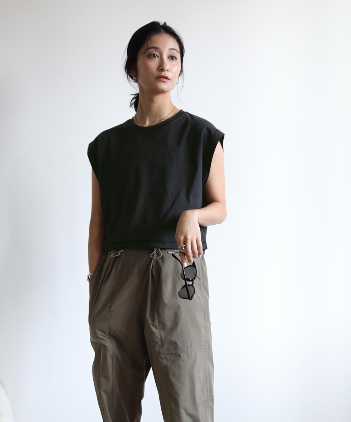 ur's「汗染み防止ワイドスリーブTシャツ」|Tシャツ・カットソー|