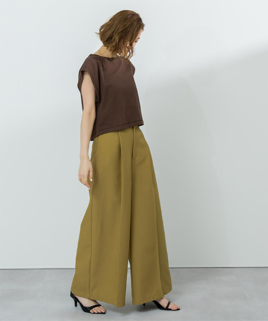 ur's「汗染み防止ワイドスリーブTシャツ」|Tシャツ・カットソー|