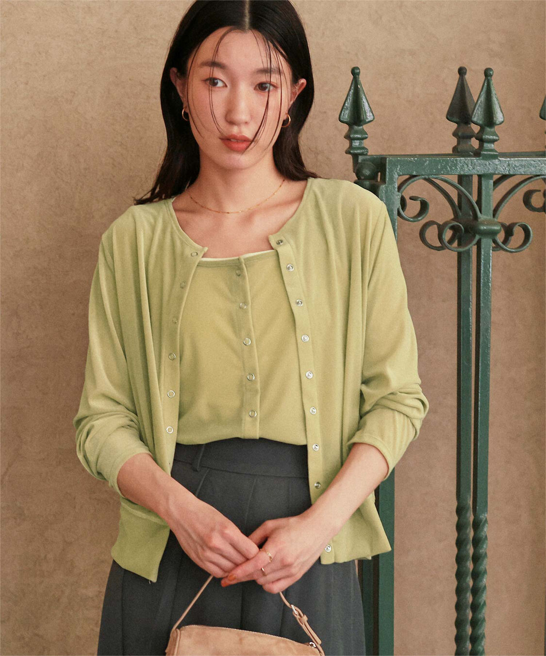 titivate「前後2wayシアーベロアタンクトップ」|タンクトップ|