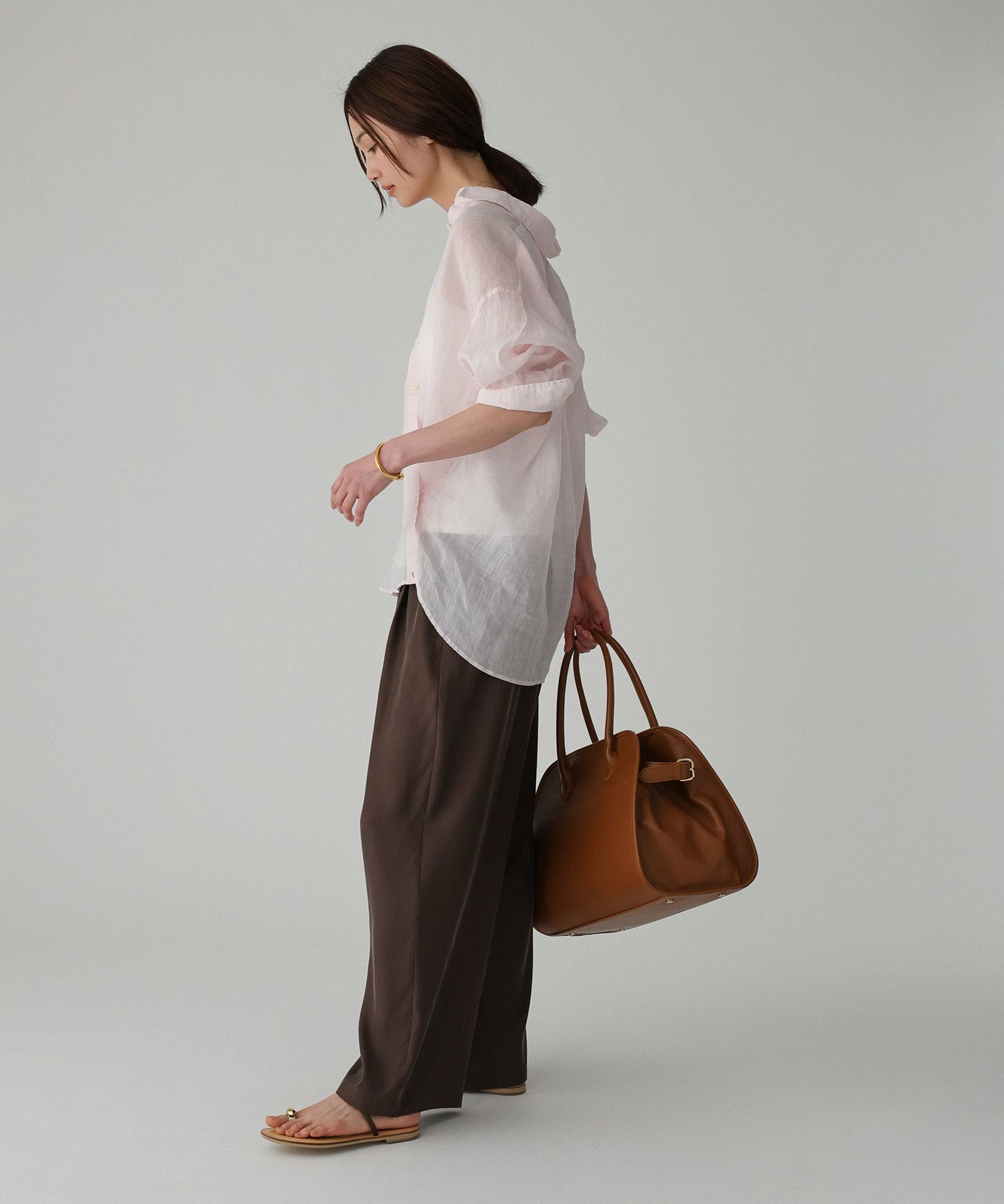 BABYLONE「ラミーシアーカシュクールシャツ」|シャツ・ブラウス|